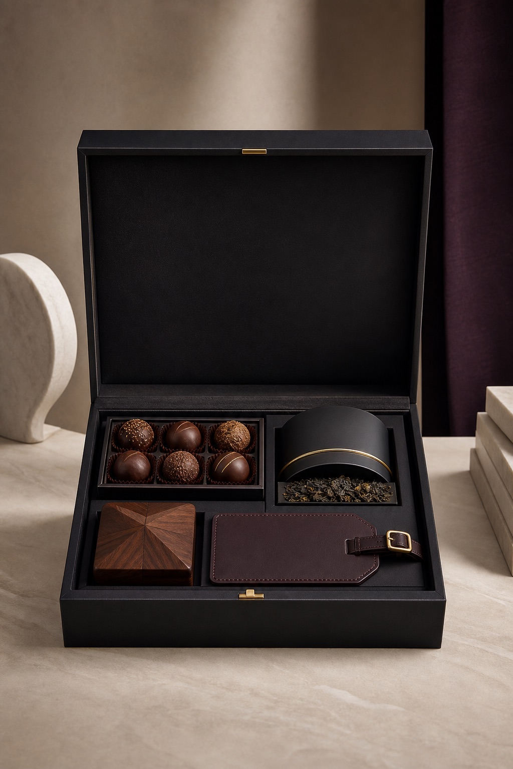 A hand-finished luxury Angroos gift presentation